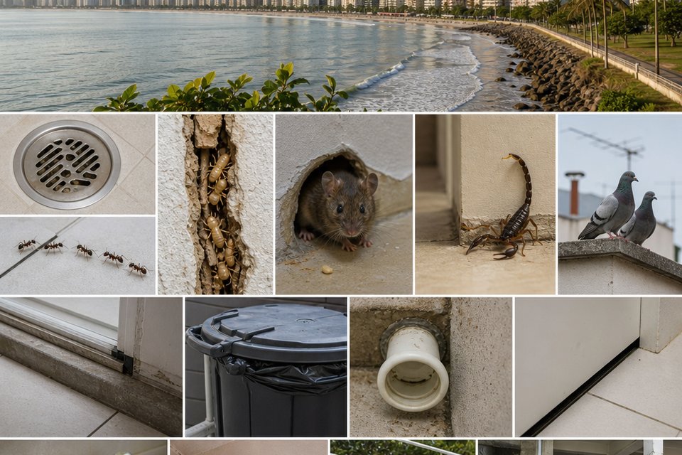 Como vedar ralos, frestas e portas contra pragas na Baixada Santista: um passo a passo para casas e comércios